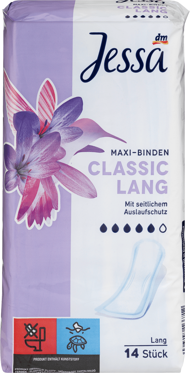 Jessa Maxi-Binden Classic Lang, 14 St dauerhaft günstig online kaufen