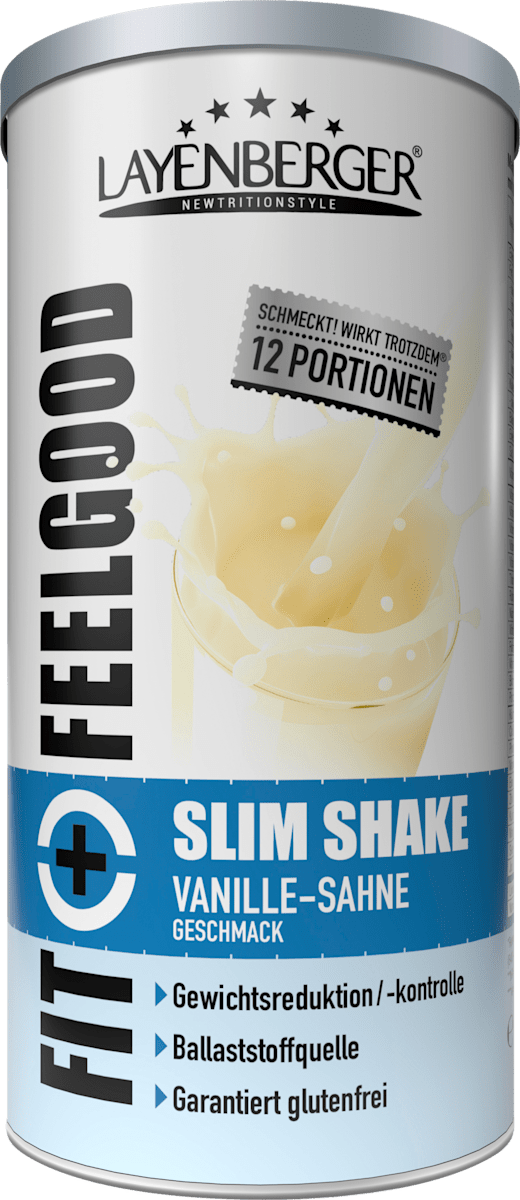 Layenberger Fit+Feelgood Diät Shake, Slim Shake Vanille &amp; Sahne, 396 g ...