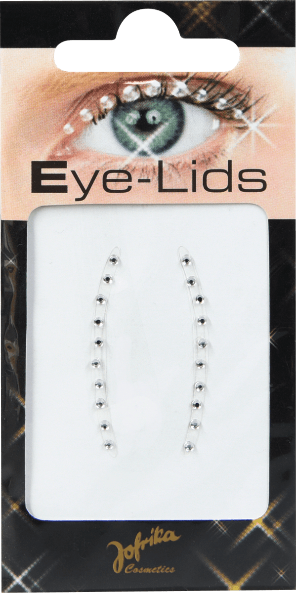 Jofrika Augenlid- und Körpersteinchen Silber, 2 St