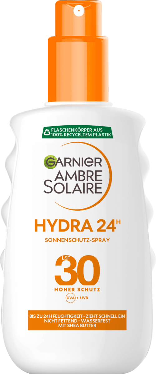 LSF Solaire Ambre ml Garnier Hydra 30, 20 Sonnenschutz-Spray 24H