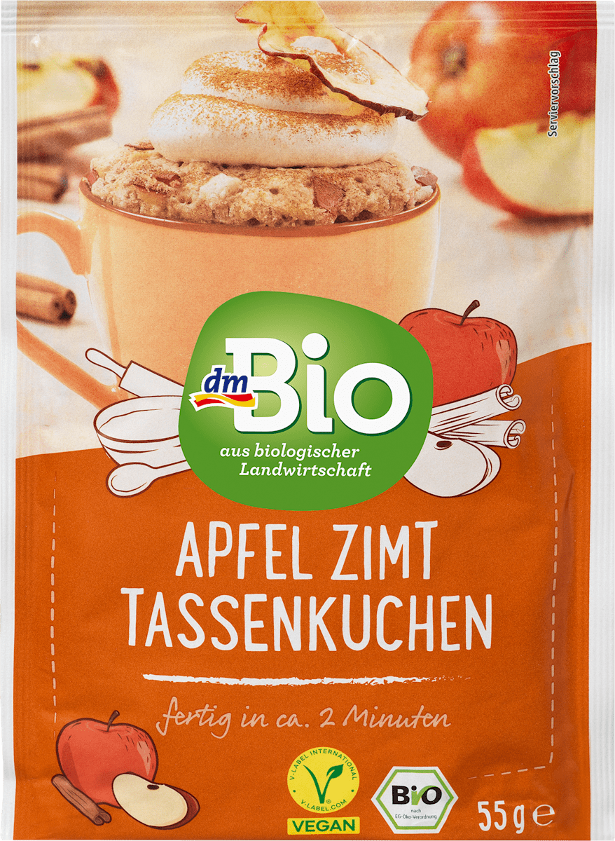 dmBio Apfel Zimt Tassenkuchen, 55 g dauerhaft günstig online kaufen | dm.de