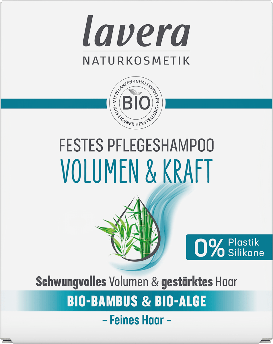 lavera Festes Shampoo Volumen & Kraft, 50 g dauerhaft günstig online kaufen dm.de