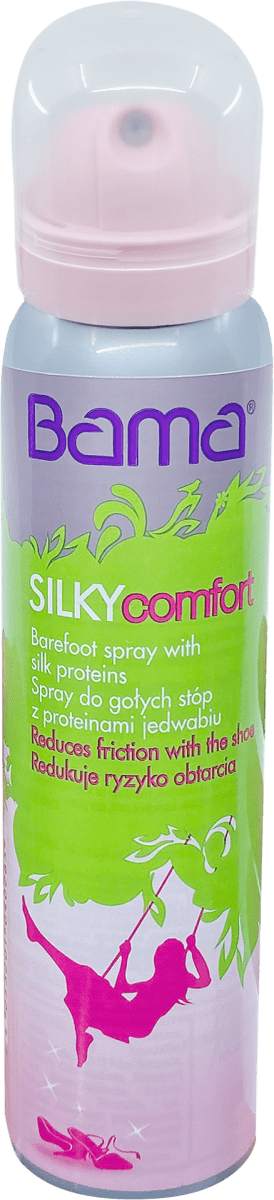 Bama Silky Comfort Fußspray – Gegen Reibung In Schuhen, 100 Ml | Mit Seidenproteinen Für Seidig-trockene Füße