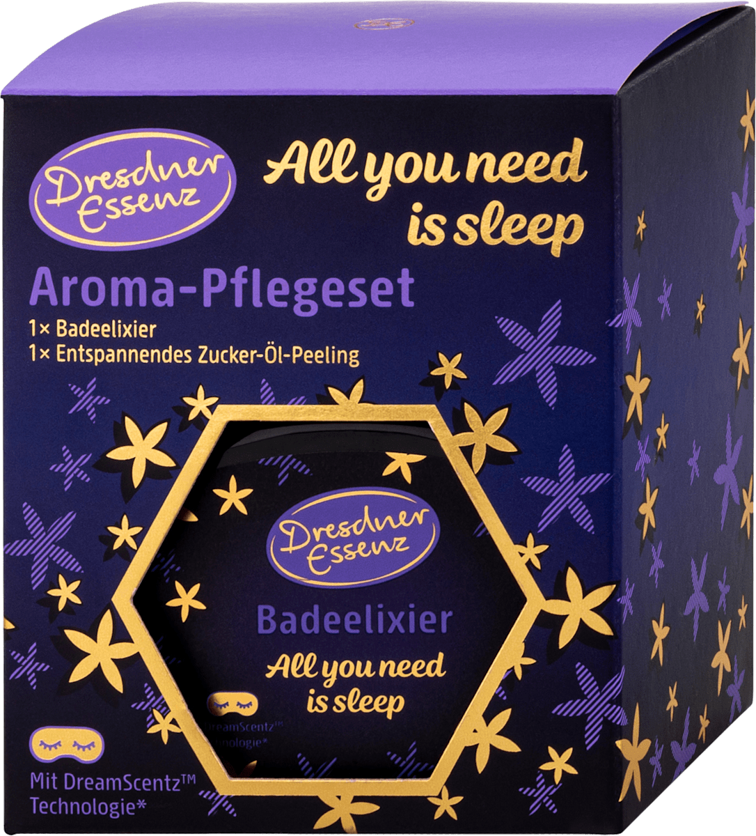 Dresdner Essenz Geschenkset 'Dein Ruhemoment' – Pflegeset Mit Schaum, Lotion & Öl | Wellness Für Zuhause