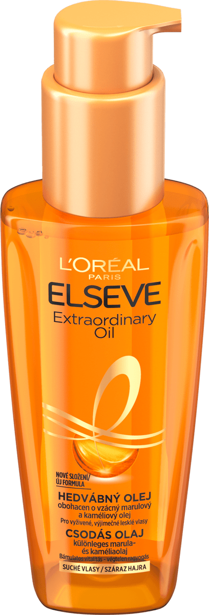 L’Oréal Paris Elseve Hodvábny vyživujúci olej na vlasy, 100 ml nakupujte vždy výhodne online | mojadm.sk