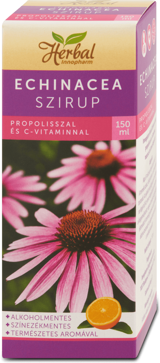 Innopharm Echinacea szirup propolisszal és Cvitaminnal, 150 ml