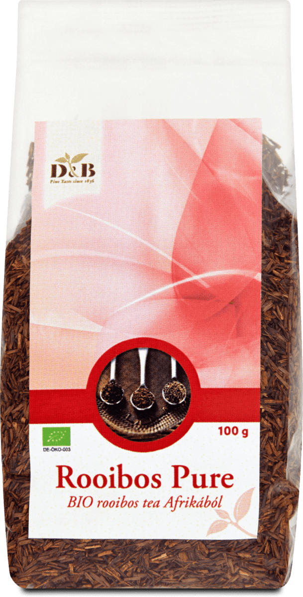 D&B Redbush bio tea, 100 g Vásároljon tartósan kedvező áron online is