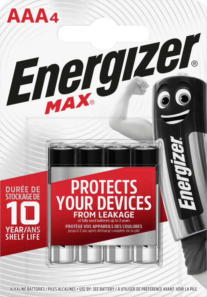 Energizer Batterien Max AAA, 4 St dauerhaft günstig online kaufen