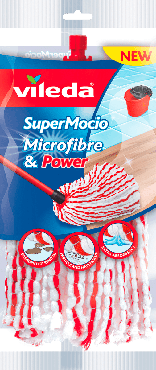Vileda SuperMocio Microfibre & Power XL Mop