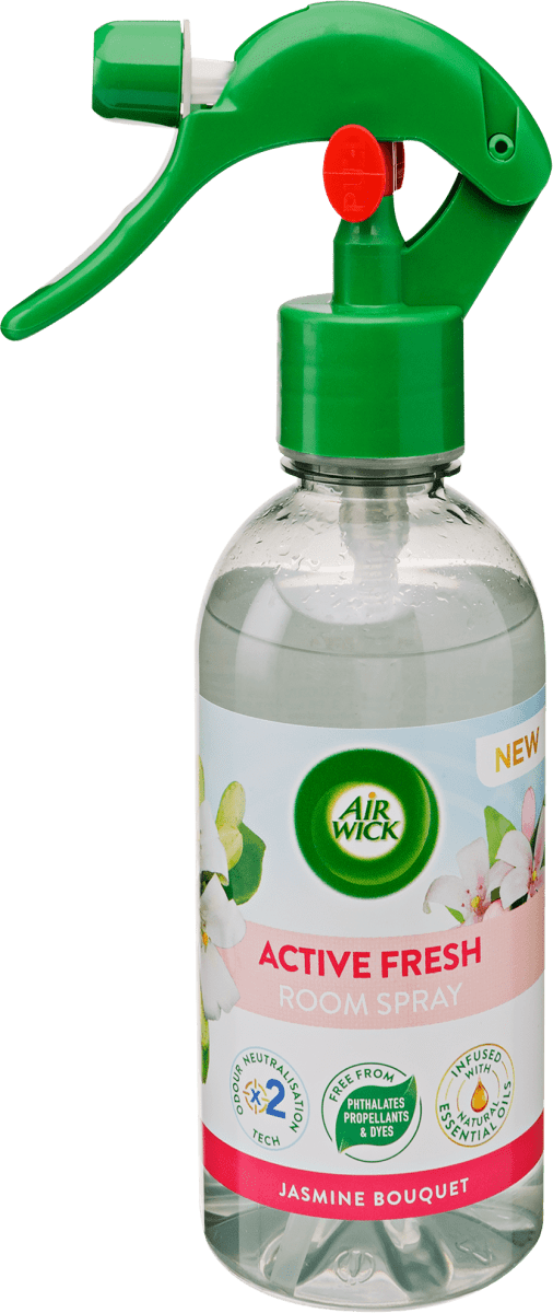 Air Wick Active Fresh légfrissítő spray Jázmin, 237 ml