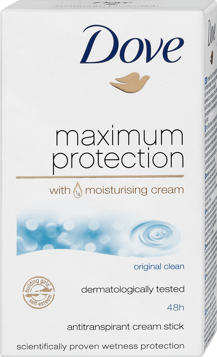 Dove maximum protection antiperspirant krema u stiku original clean