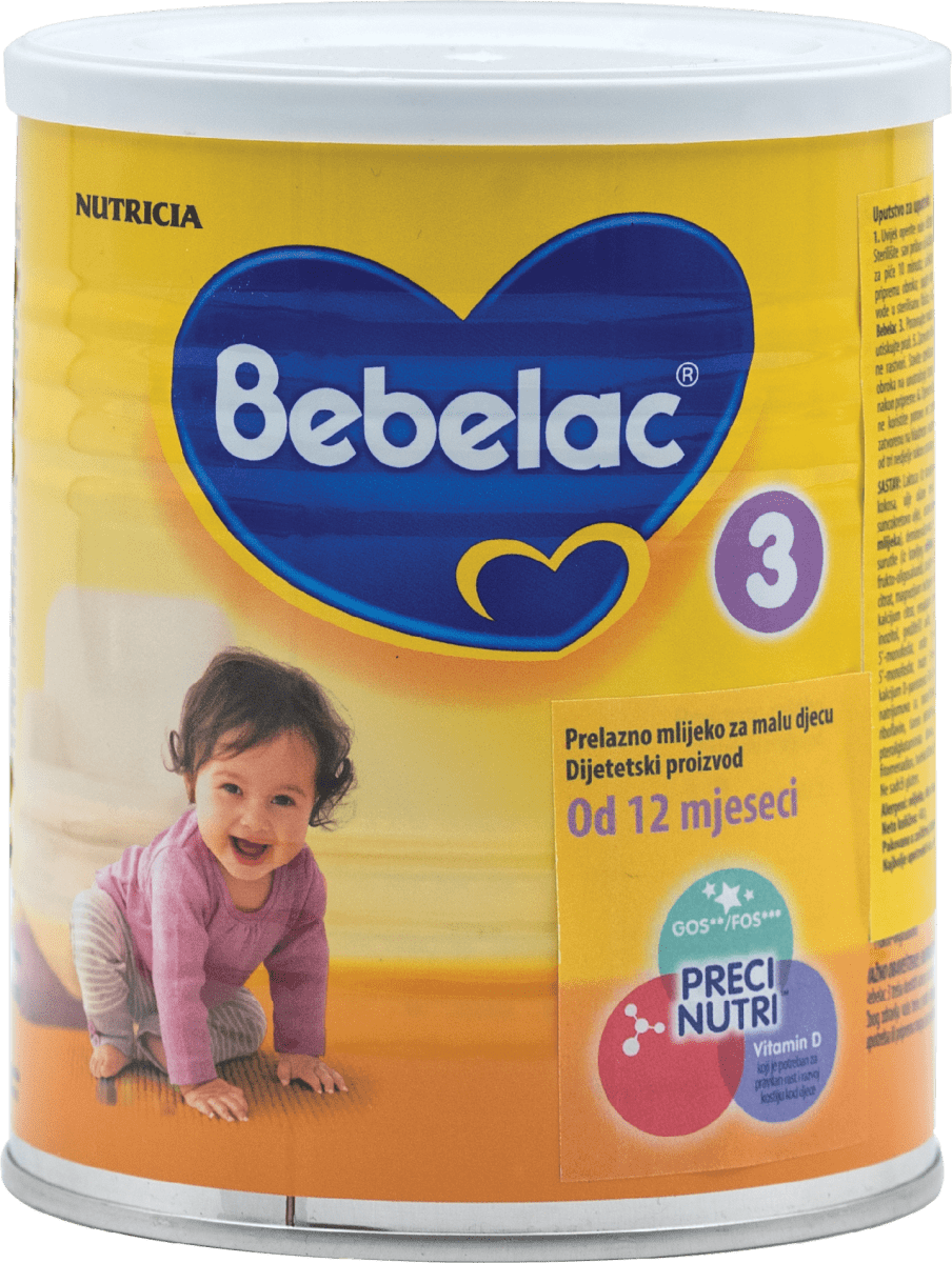 Bebelac Mlijeko za bebe 3, 12+ mj., 400 g trajno povoljna online