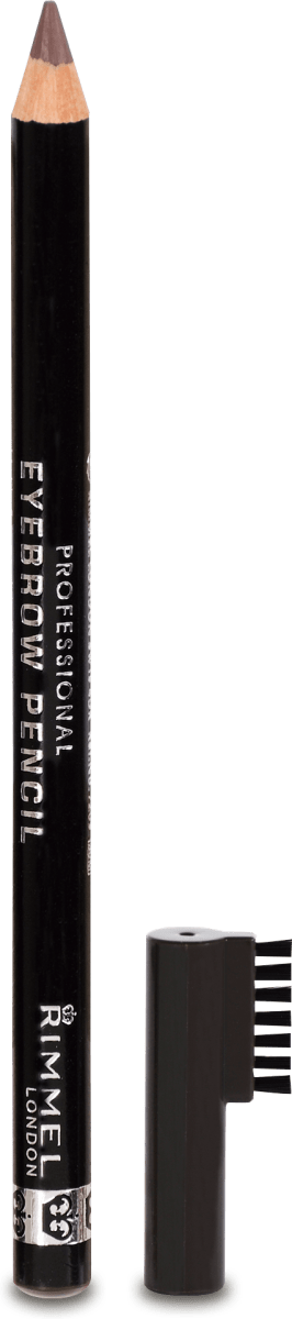 Rimmel Professional Augenbrauenstift – Farbe 001 Dark Brown, Mit Integriertem Kamm
