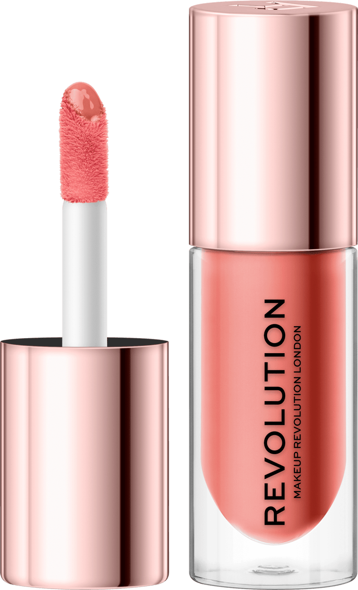 Revolution Pout Bomb gloss Kiss, 4,6 ml cumpără întotdeauna ieftin pe