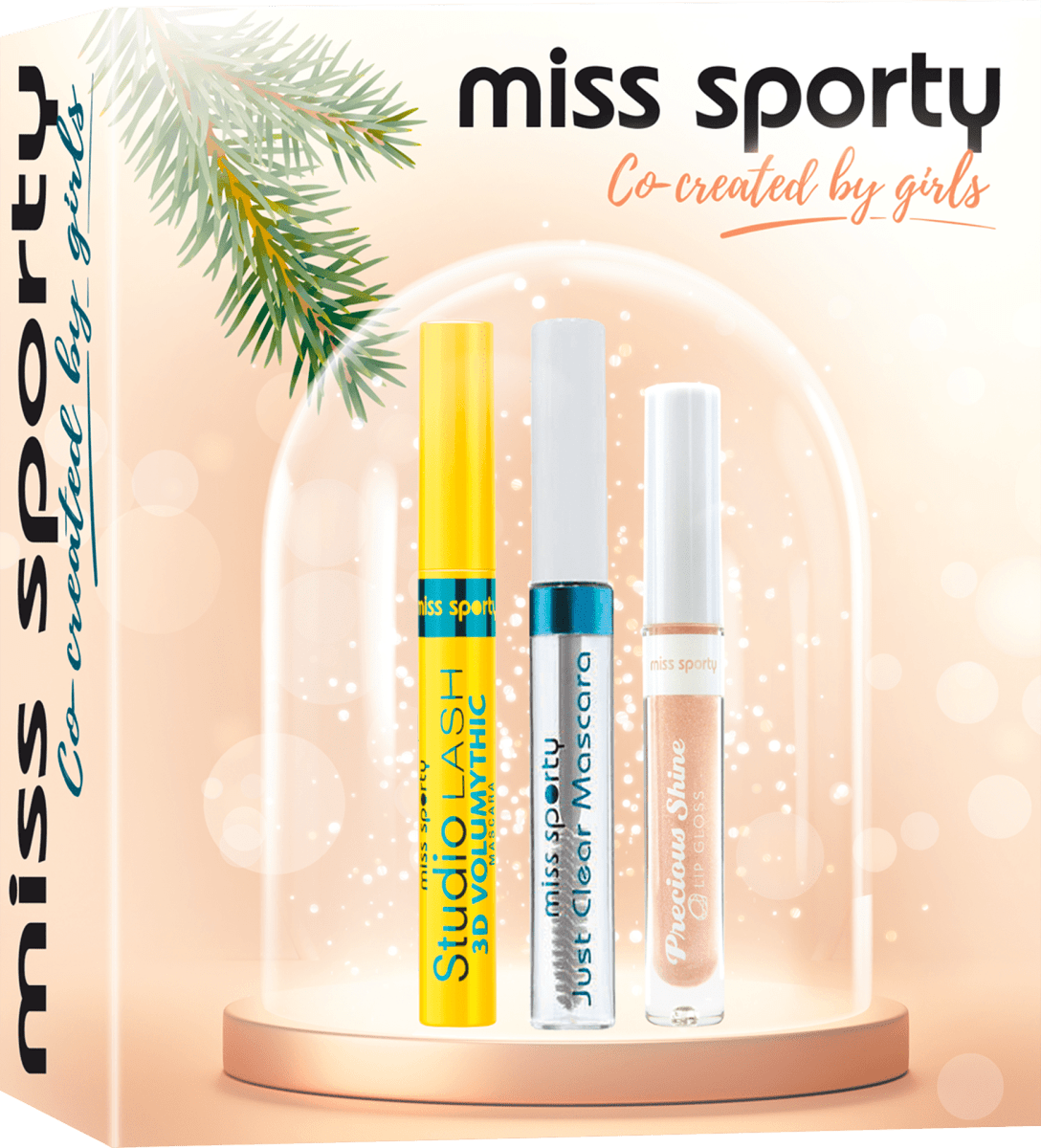 miss sporty Set Mascara Studio Lash+ Luciu de buze Precious Shine