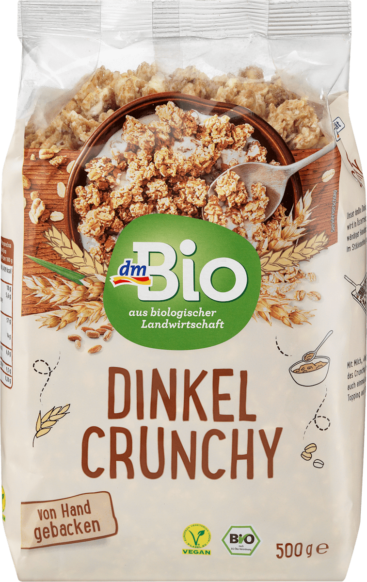 dmBio Knuspermüsli Dinkel Crunchy, 500 g dauerhaft günstig online ...