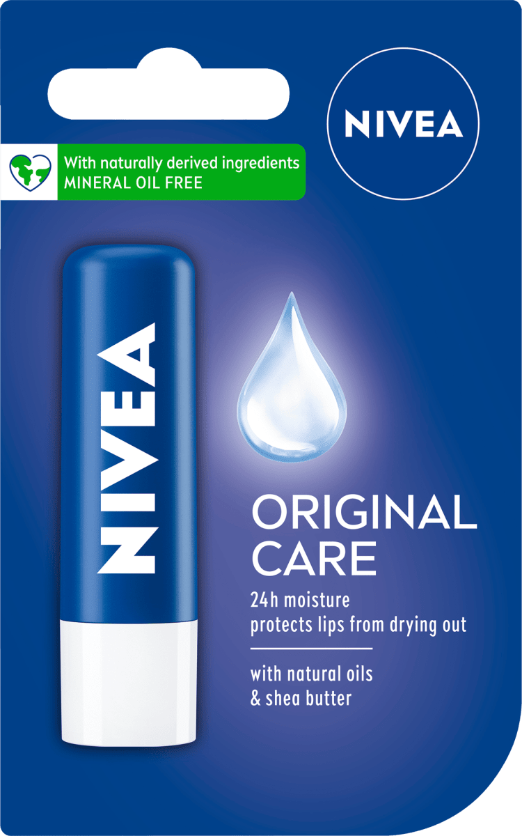 NIVEA Балсам за устни Original Care, 4,8 g | dm България