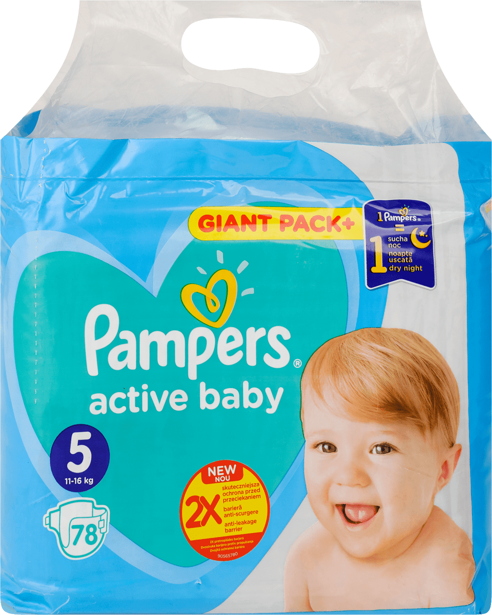Pampers active baby 5 cena top