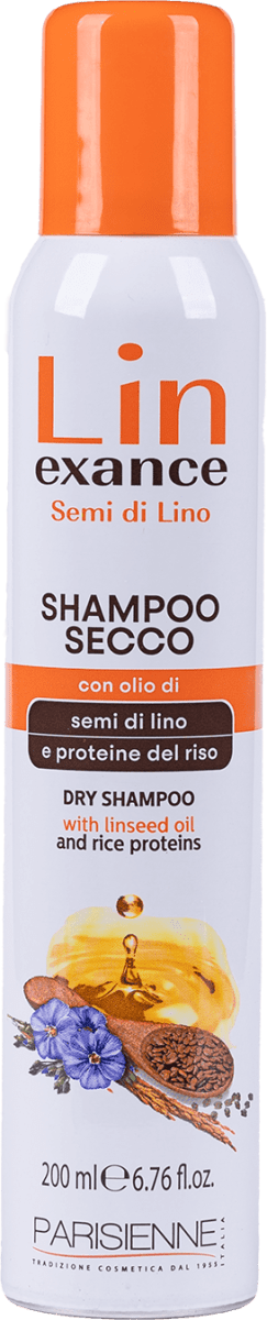 Parisienne Сух шампоан с ленено семе Semi di Lino Lin Exance, 200 ml ...
