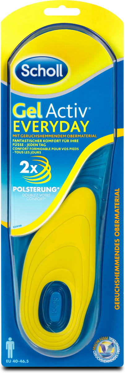 Gel Activ Everyday Einlegesohlen Größe 40-46,5 (1 Paar), 2\\u00a0St