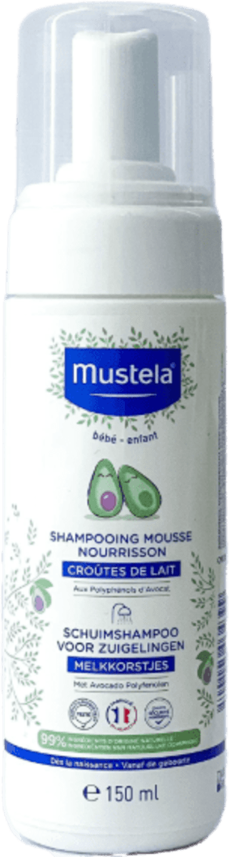 Mustela Pjena za tjemenicu za bebe 150 ml dm.hr