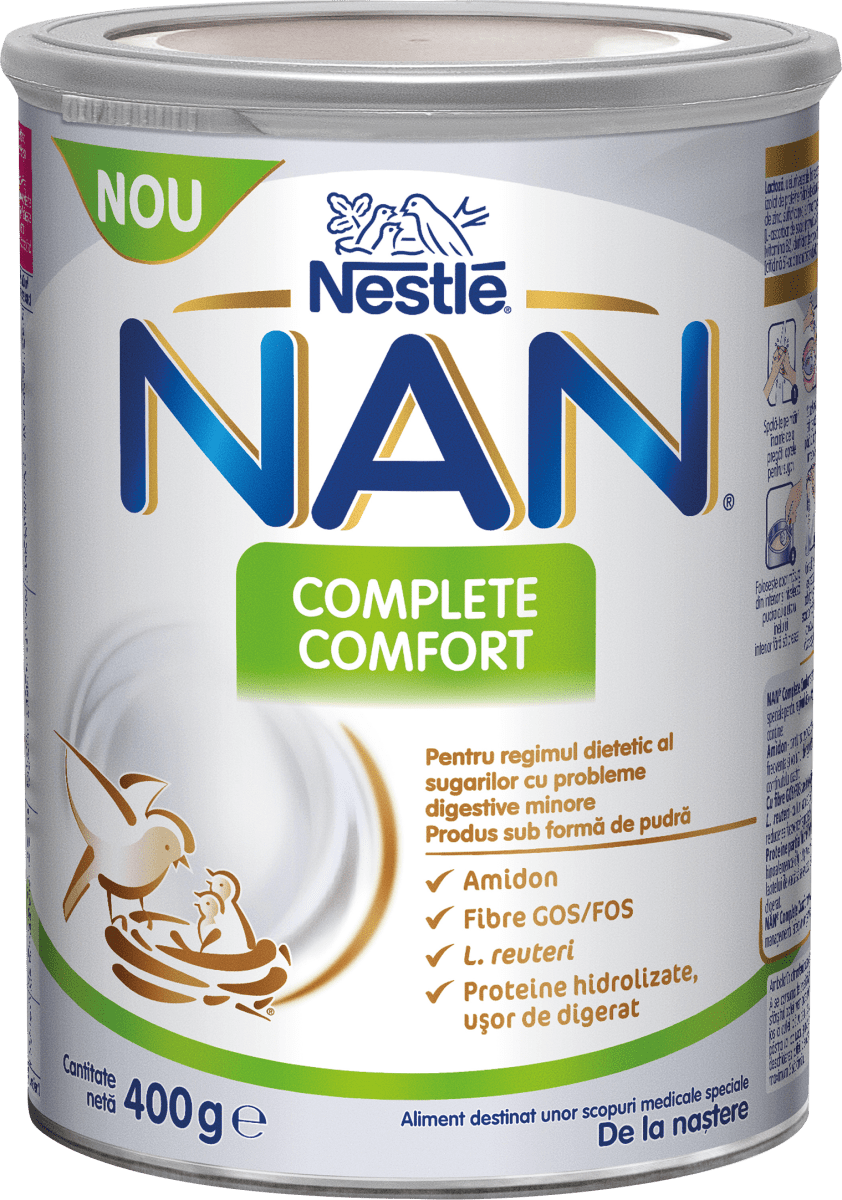 Nestlé Nan Complete Comfort zamjensko mlijeko, 0 - 12 mj., 400 g
