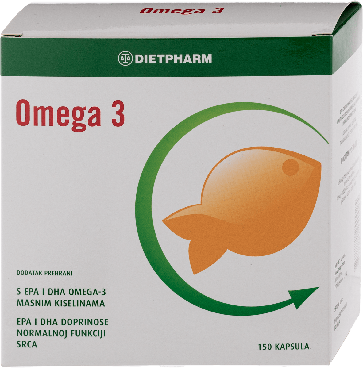DIETPHARM Omega 3 kapsule dodatak prehrani, 150 kom. trajno povoljna