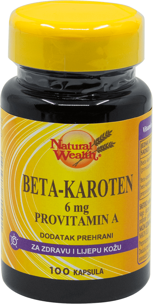 Natural Wealth Betakaroten kapsule, 100 kom. trajno povoljna online