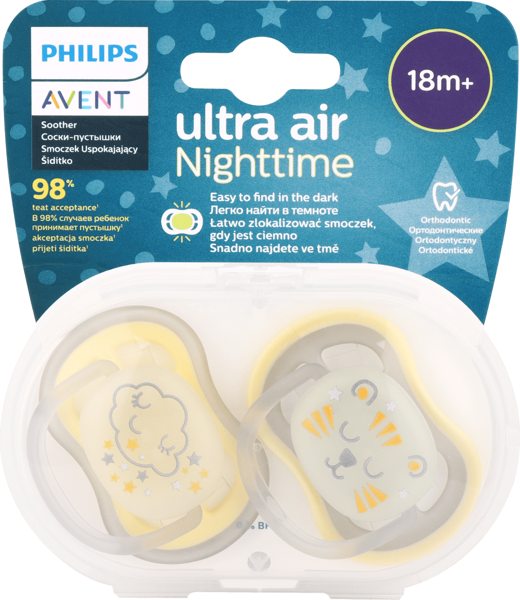 Ciuccio Philips Avent Ultra Air Night - Illuminante, Senza BPA - Foto 6