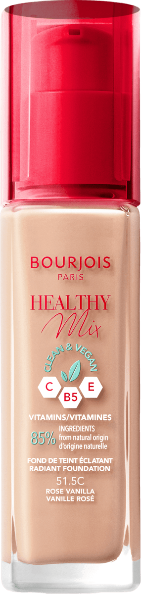 BOURJOIS PARIS Clean Vegan Healthy Mix teku i puder 51.5C Rose