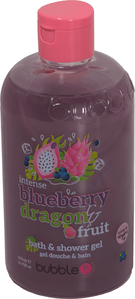bubble't Gel za tuširanje borovnica i pitaja, 500 ml trajno povoljna