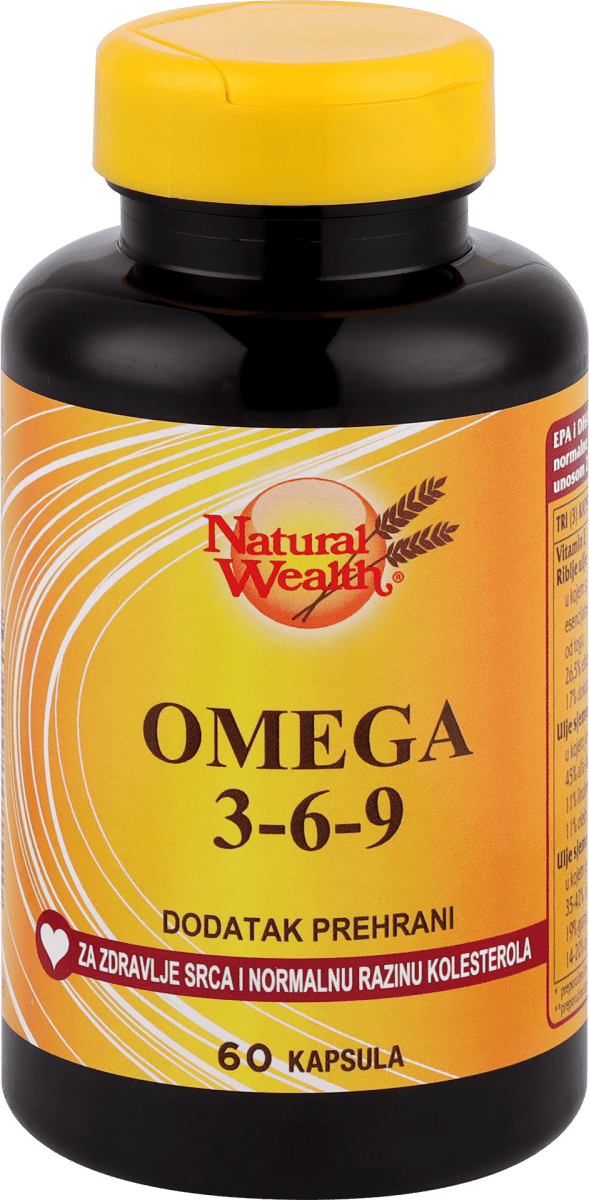 Natural Wealth Omega 369, 60 kom. trajno povoljna online kupnja dm.hr