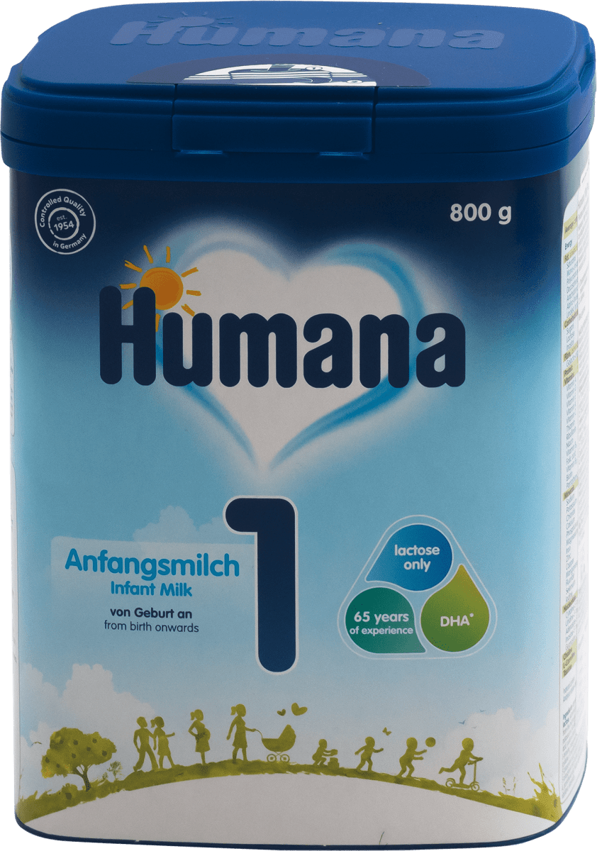 Humana 1 početno mleko za odojčad, od rođenja, 800 g povoljna online  kupovina