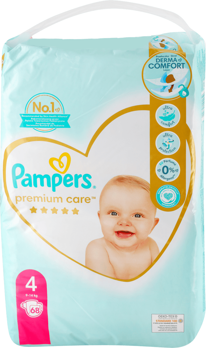 Pampers premium care Pelene veli ina 4 9 14 kg 68 kom