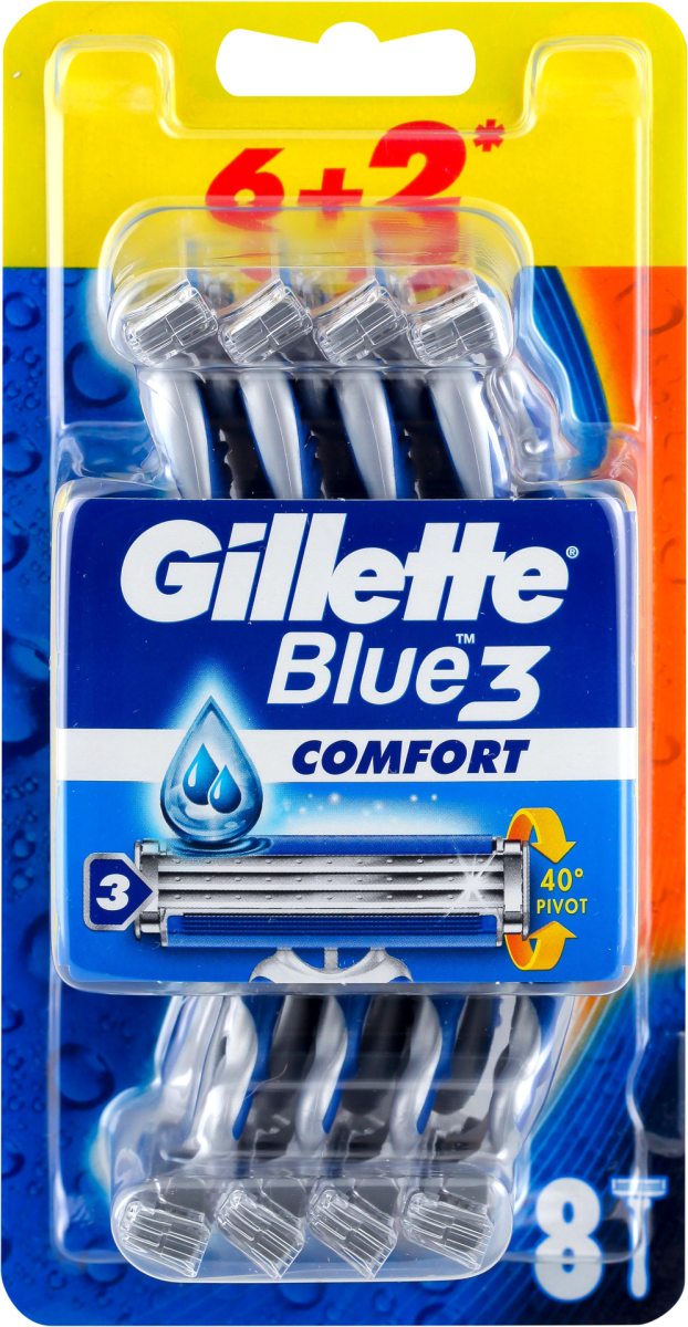 Gillette blue shop 3 comfort