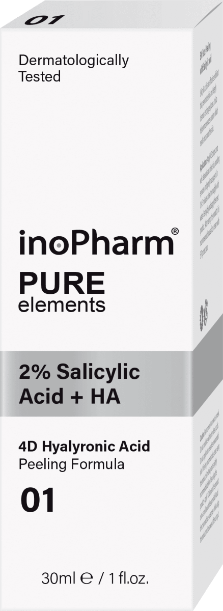 inoPharm Пилинг за лице 2% Salicylic Acid + HA, 30 ml | dm България