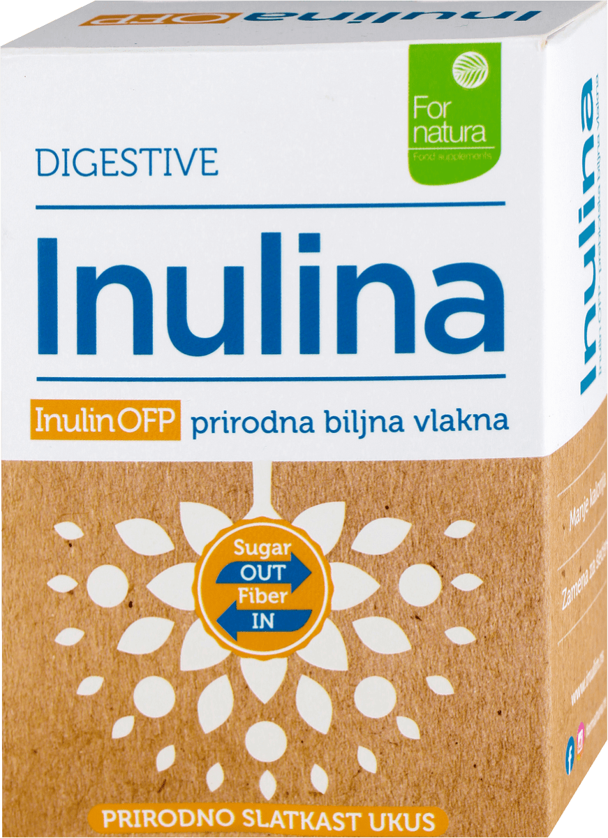 Fornatura Inulina inulin OFP - prirodna biljna vlakna, 75 g | dm.rs