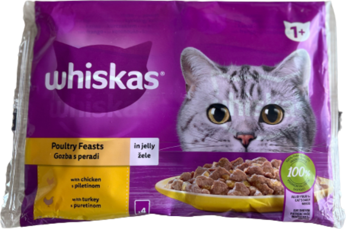 whiskas Mokra hrana za mačke od peradi, 340 g trajno povoljna online