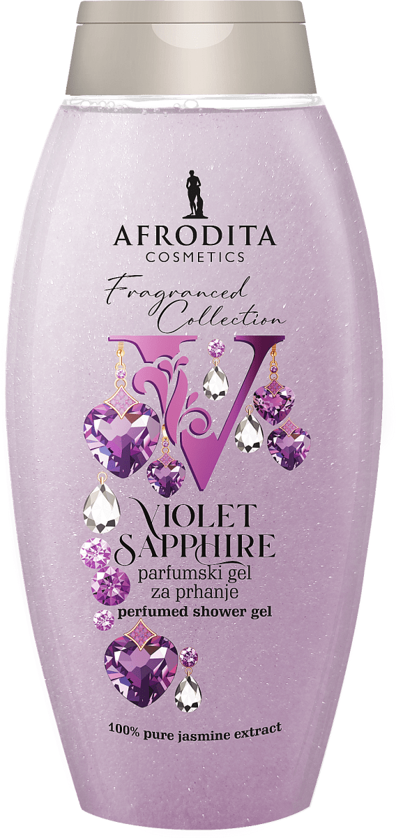 AFRODITA Violet Sapphire gel za tuširanje, 250 ml | dm-drogeriemarkt.ba