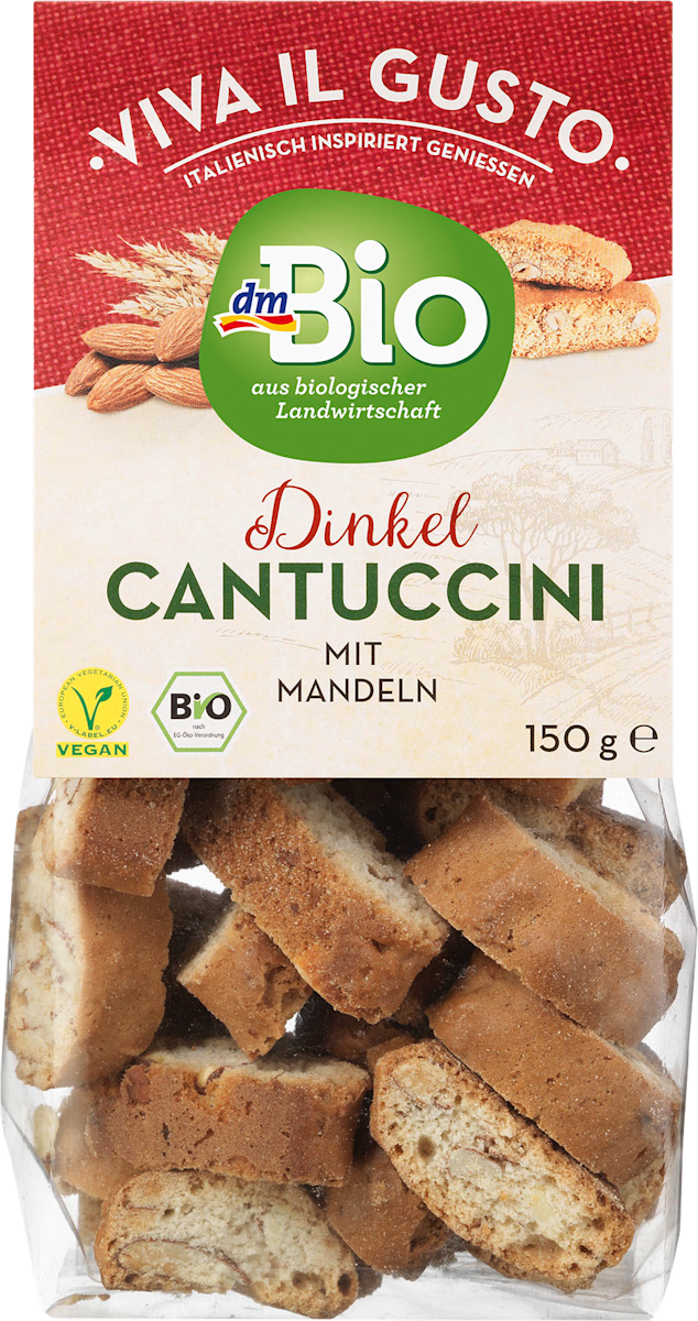 dmBio Dinkel Cantuccini mit Mandeln, 150 g dauerhaft günstig online ...