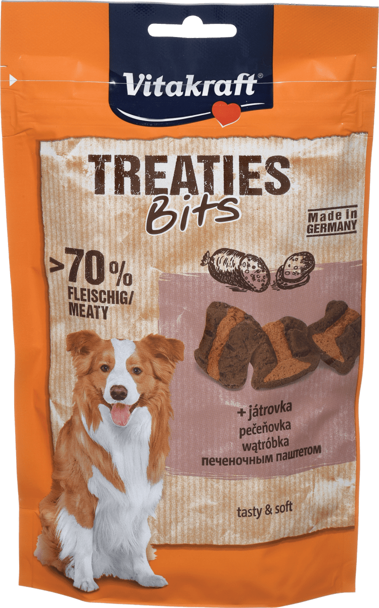 Vitakraft Treaties Bits poslastica za pse jetra, 120 g trajno