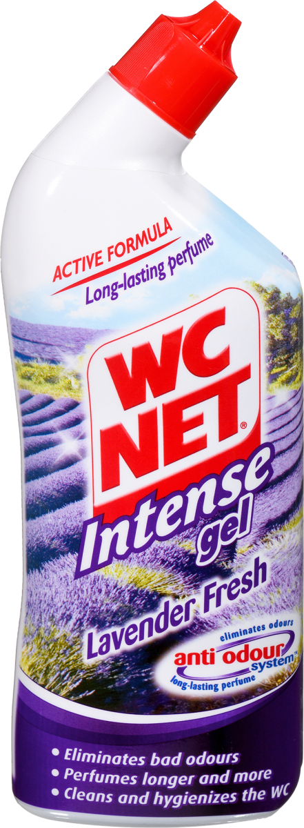 WC NET Čistilo za WC Intense Gel Lavender Fresh, 750 ml