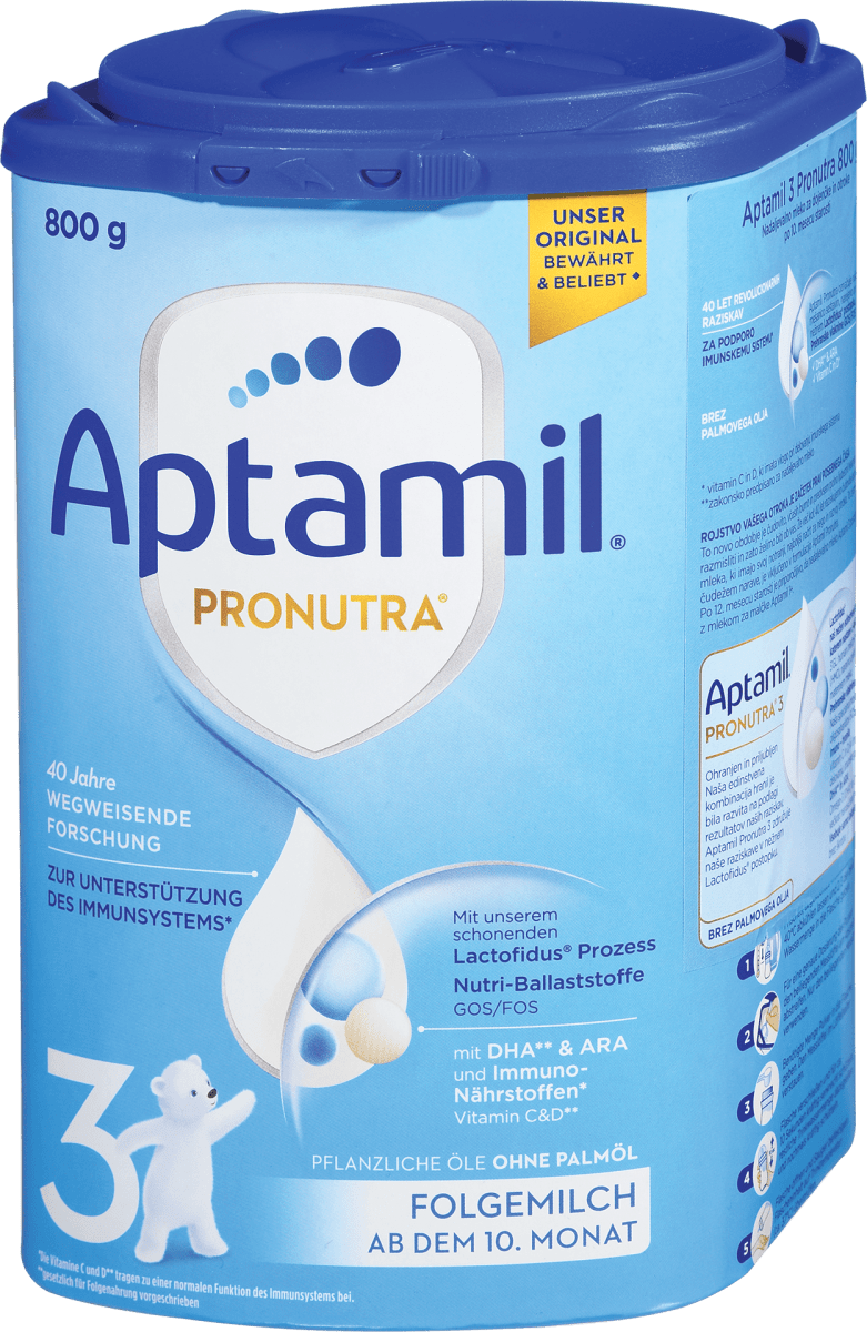 Nadaljevalno mleko Aptamil 3 Pronutra 400 g