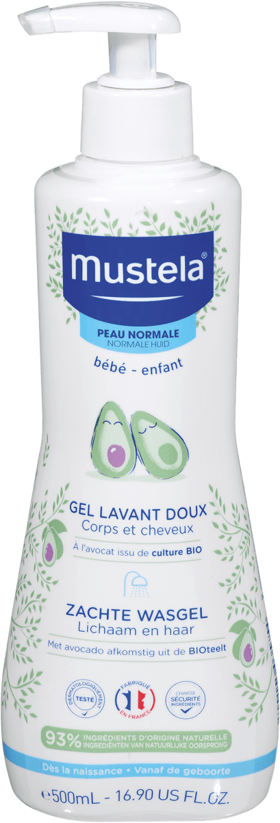Mustela Ne ni dermatolo ki gel za umivanje 500 ml dm.si