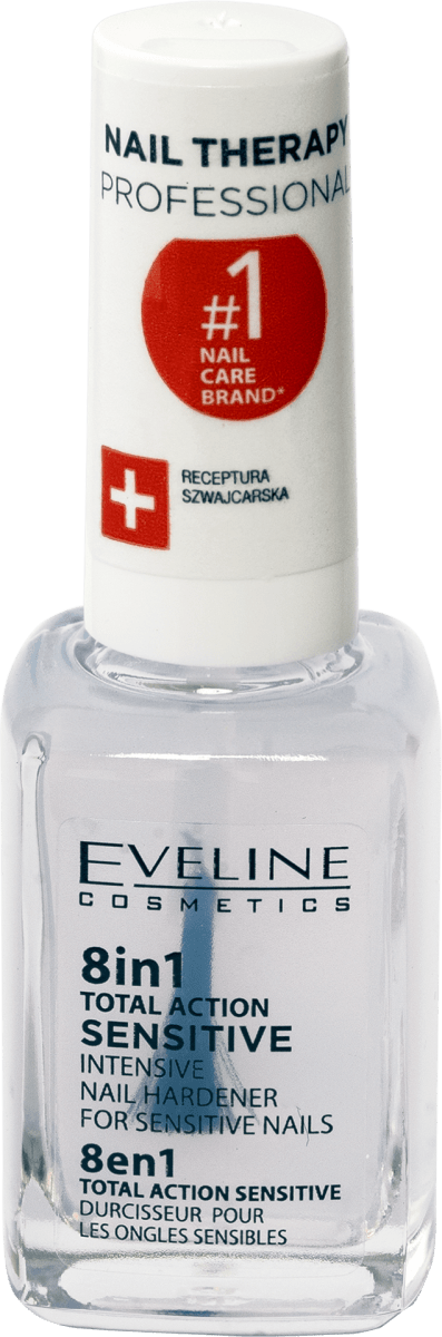 EVELINE COSMETICS Nail Therapy lak za nokte 8 u 1 – Sensitive, 12 ml ...