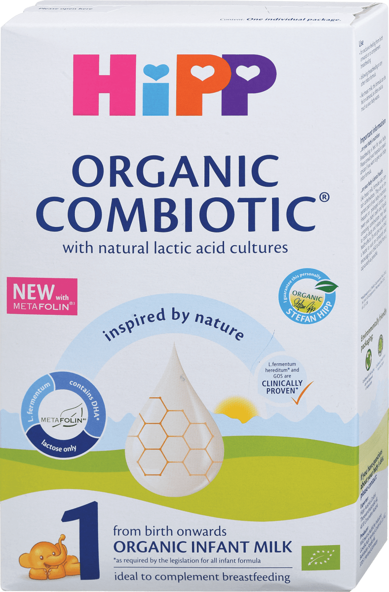 HIPP Ekološko začetno mleko ORGANIC COMBIOTIC® 1, 0 m+, 300 g