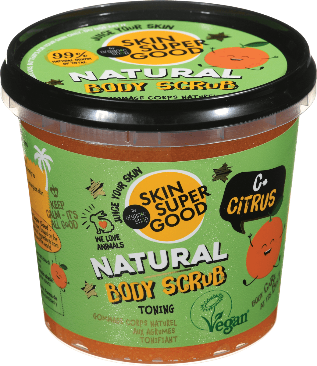 Skin Super Good by Organic Shop Naravni piling za telo C+ CITRUS, 360