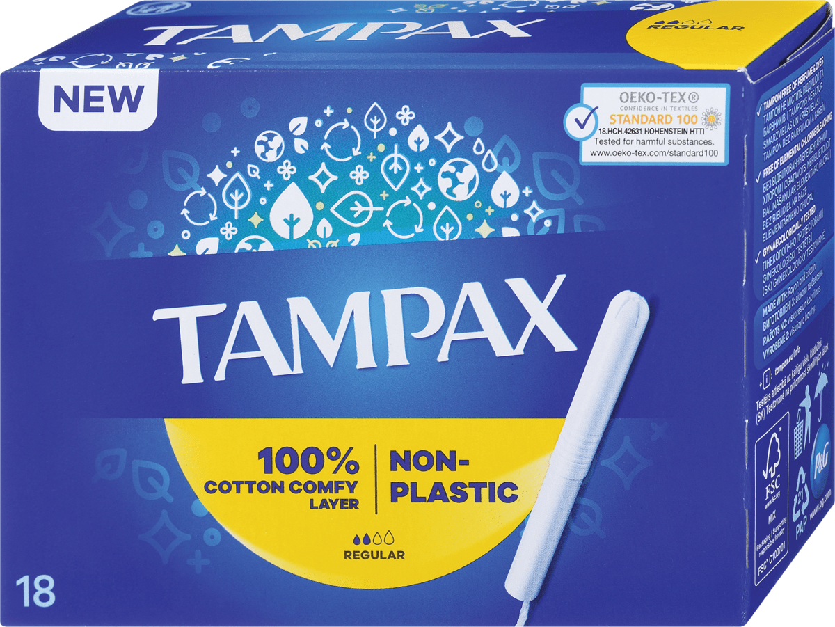 Tampax Tamponi Regular, 18 kom. trajno povoljna online kupnja dm.hr