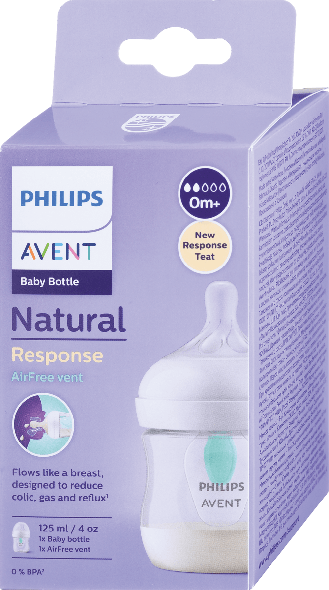 PHILIPS AVENT Natural Response bočica za bebe s AirFree ventilom, 125 ml, 1  kom.
