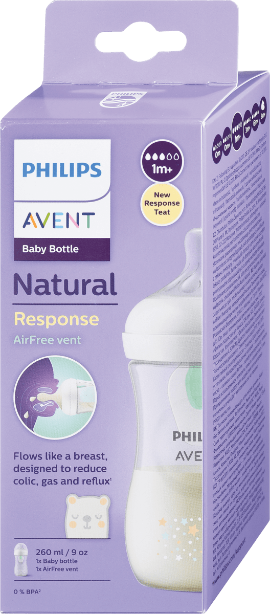 PHILIPS AVENT Natural Response bočica za bebe s AirFree ventilom, 125 ml, 1  kom.